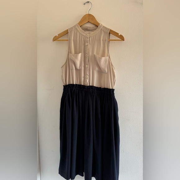 Anthropologie 9-H STCL  Button Up Colorblock Dress ♥️♥️♥️ - Picture 2 of 15